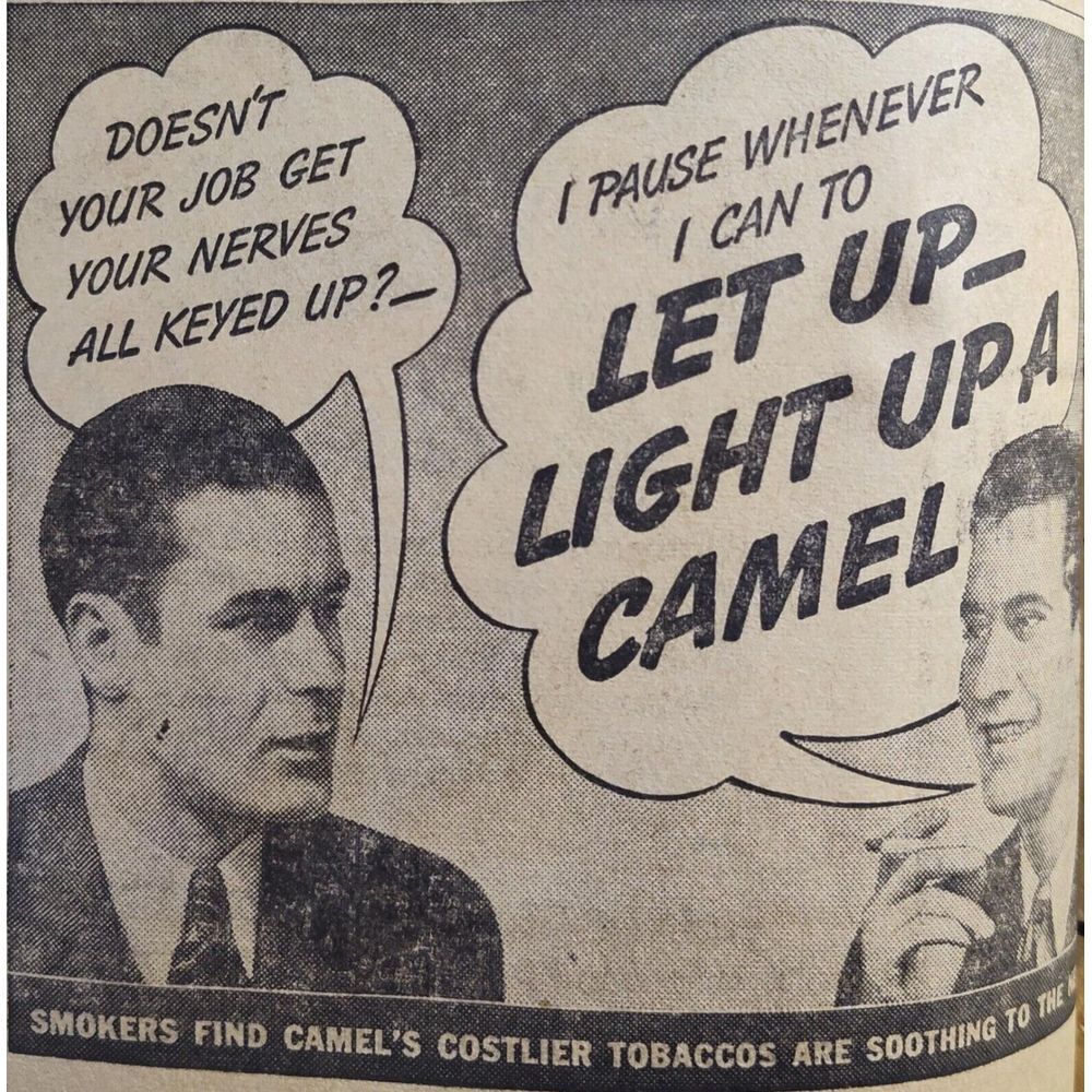 San Francisco Chronicle 1939‎ Ephemera Camel Print Art Ad Newspaper Adver…